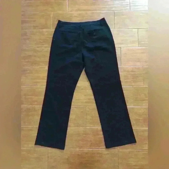 VTG GLORIA VANDERBILT BLACK CAREER PANTS STRAIGHT LEG 8 PETITE - Picture 2 of 6